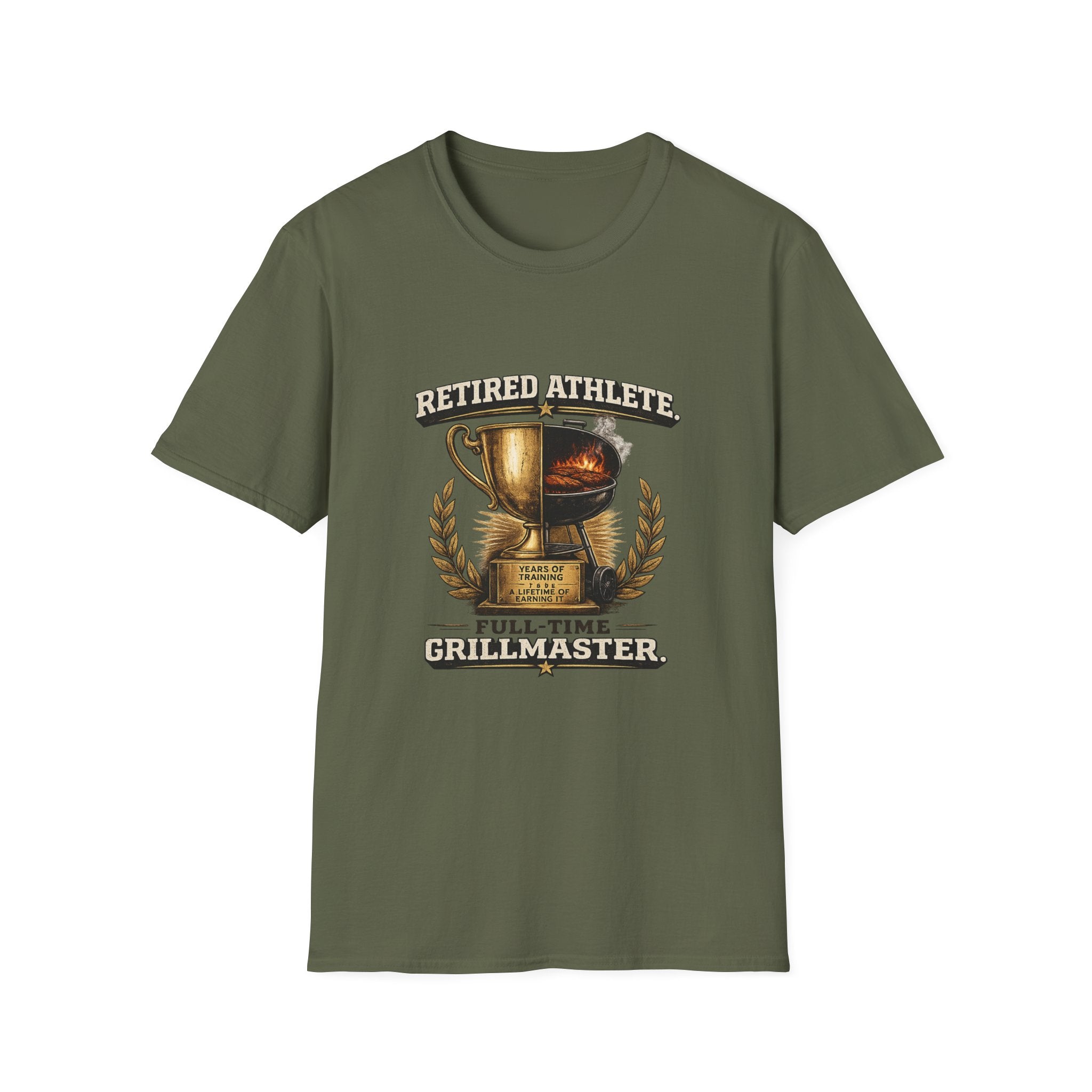 Retired Athlete Full-Time Grillmaster T-Shirt