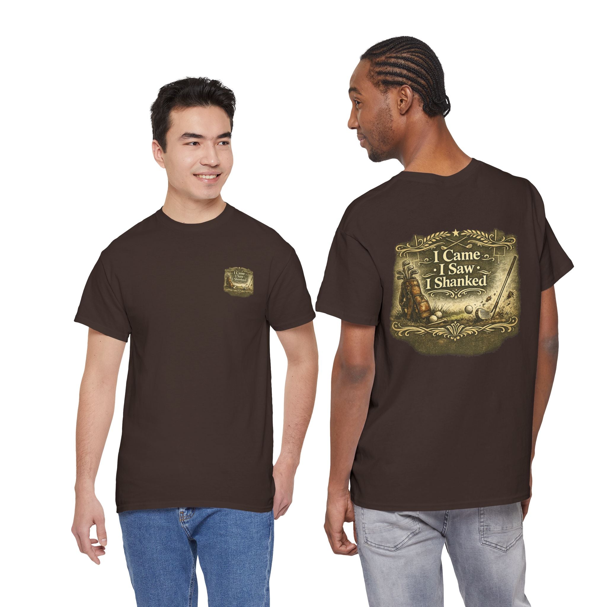 I Came I Saw I Shanked T‑Shirt — Funny Golf Vintage  Tee