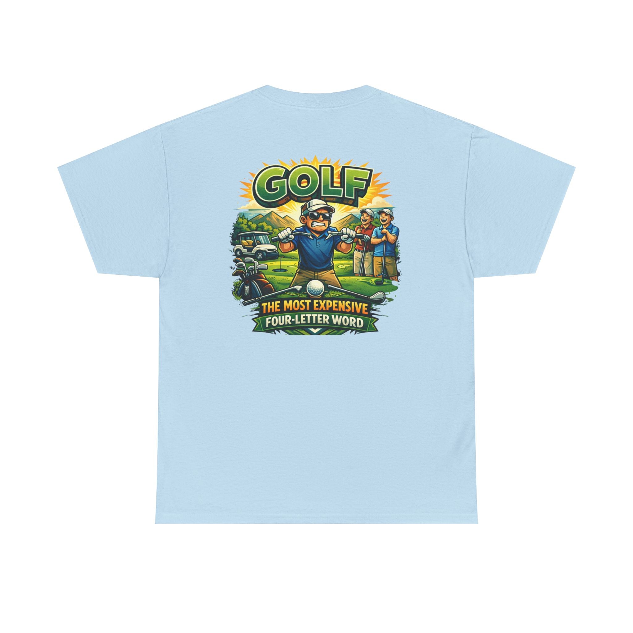 Golf 'The Most Expensive Four‑Letter Word' Comic T‑Shirt