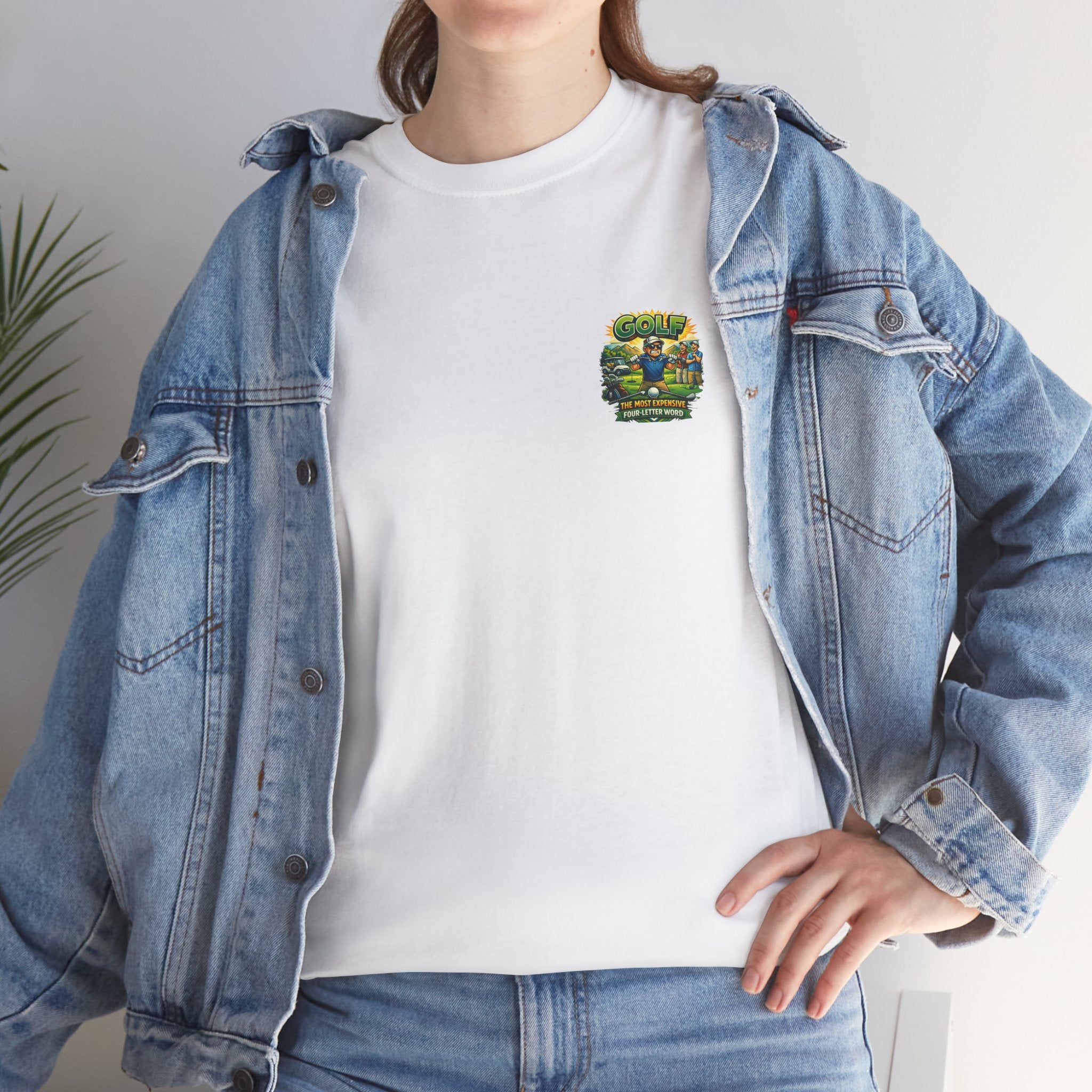 Golf 'The Most Expensive Four‑Letter Word' Comic T‑Shirt