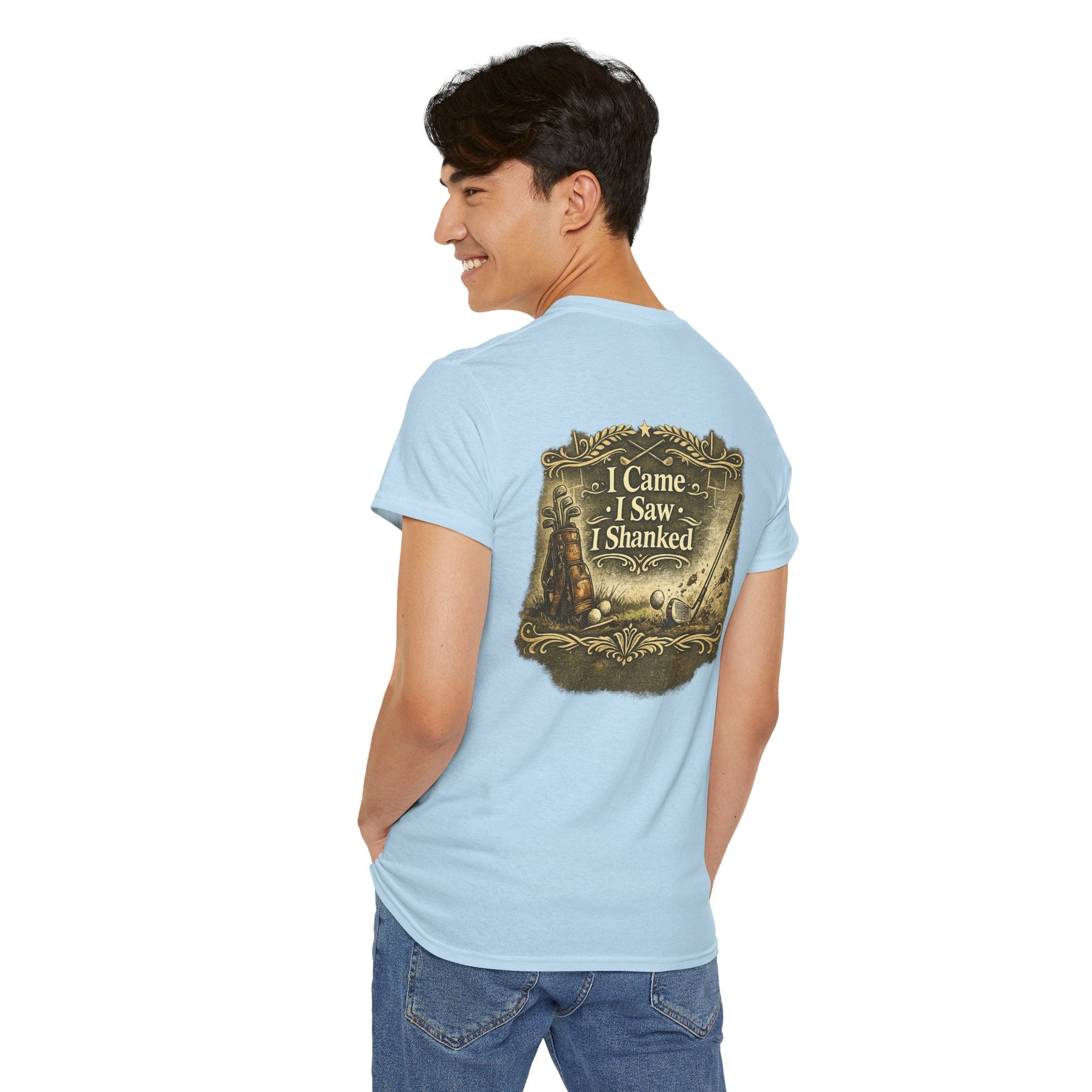 I Came I Saw I Shanked T‑Shirt — Funny Golf Vintage  Tee
