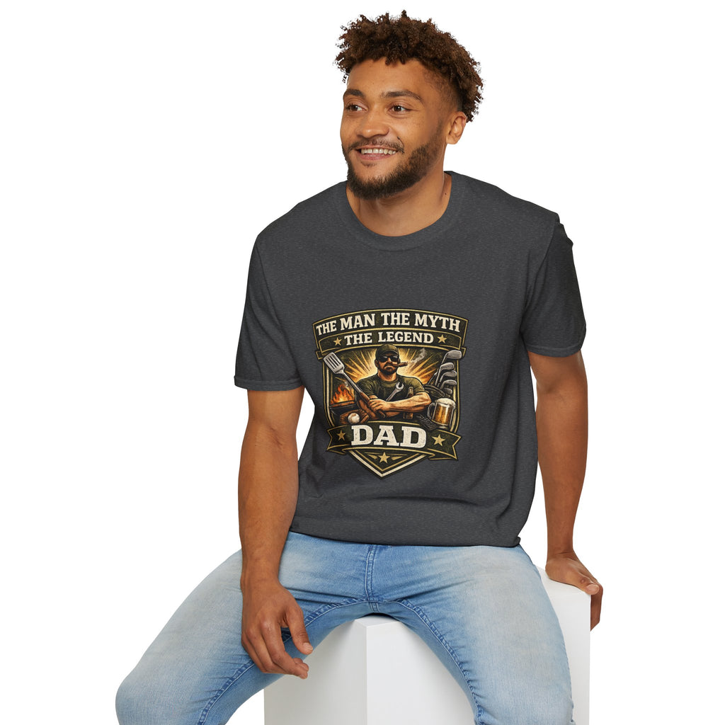 Dad T-Shirt – “The Man The Myth The Legend” Grillmaster Tee