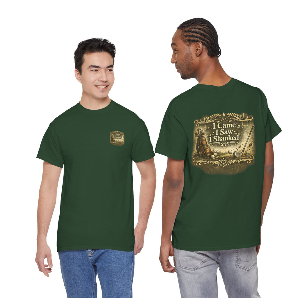 I Came I Saw I Shanked T‑Shirt — Funny Golf Vintage  Tee