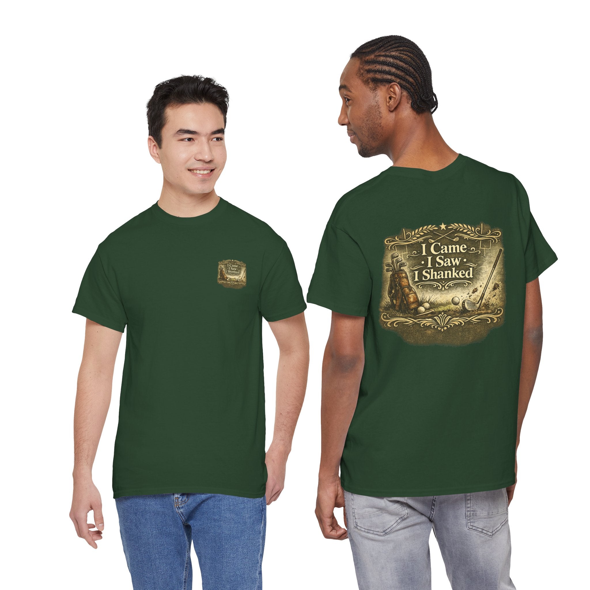 I Came I Saw I Shanked T‑Shirt — Funny Golf Vintage  Tee