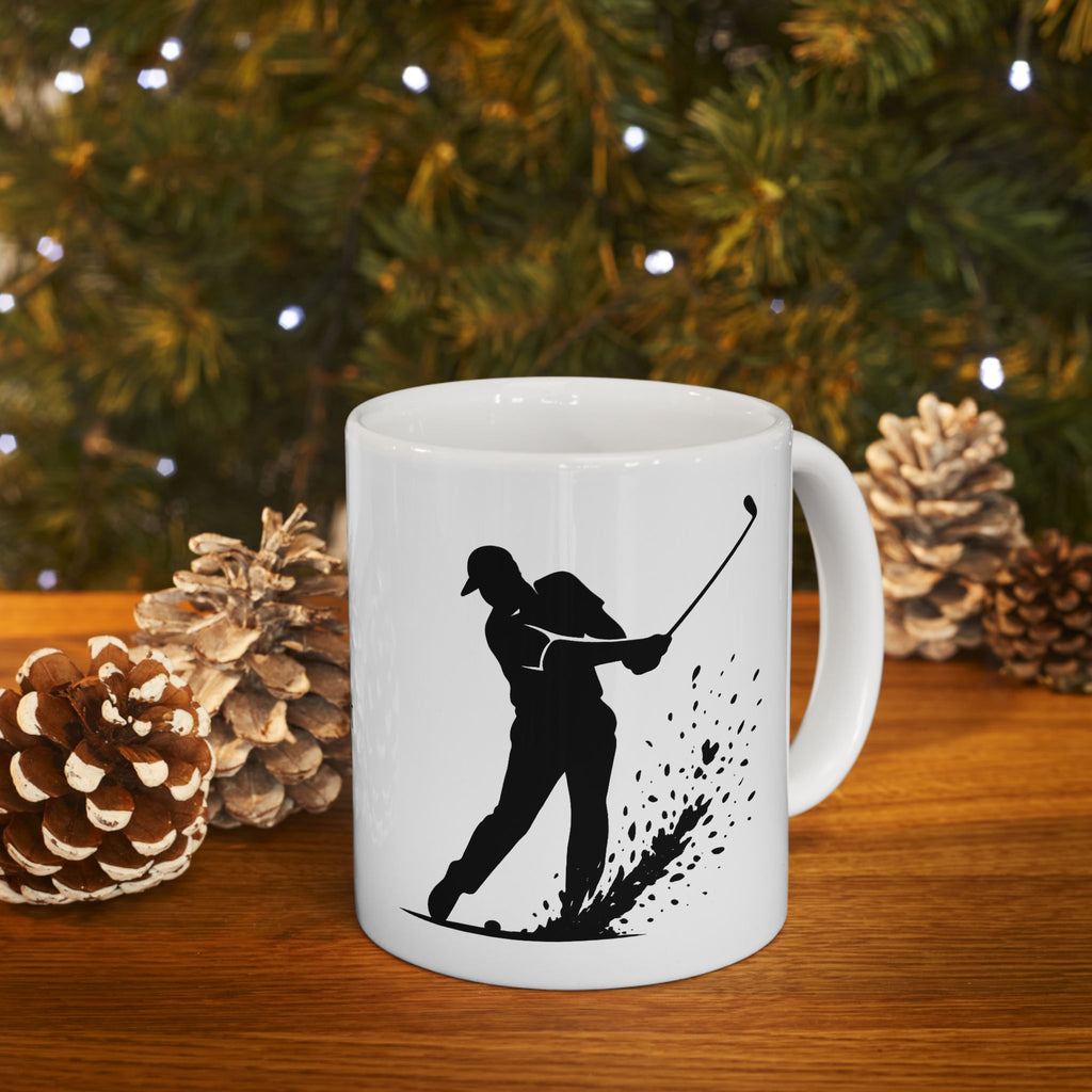 Golf Is Easy Ceramic Mug — Funny Golf Quote Coffee Cup (11oz)