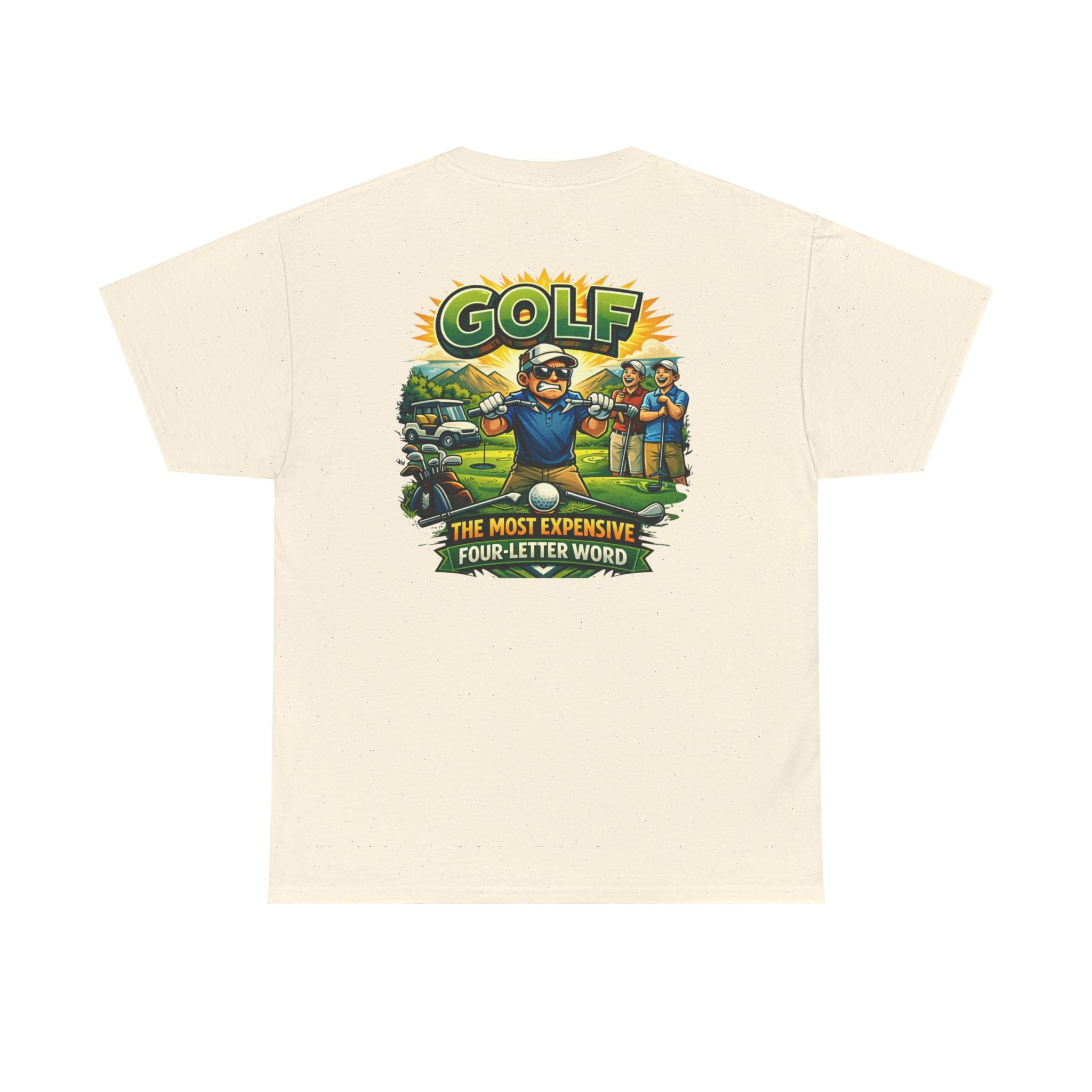 Golf 'The Most Expensive Four‑Letter Word' Comic T‑Shirt