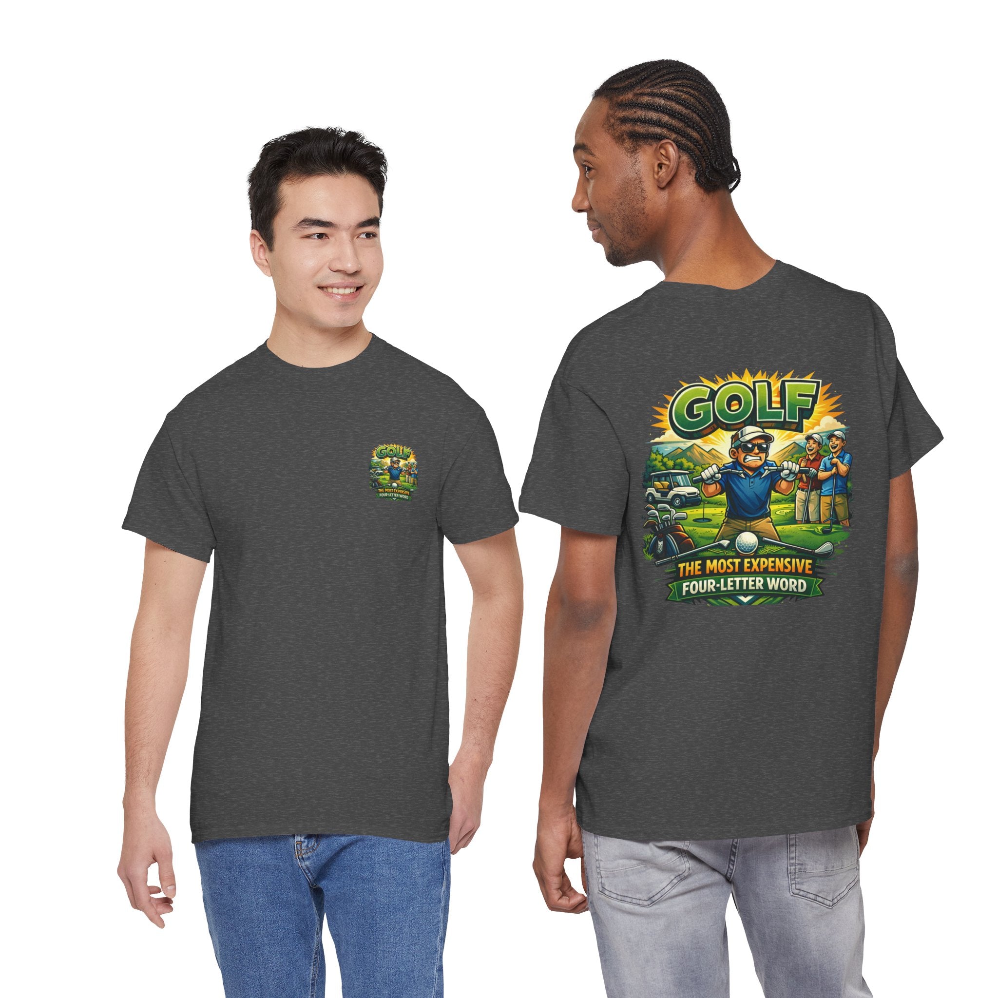 Golf 'The Most Expensive Four‑Letter Word' Comic T‑Shirt