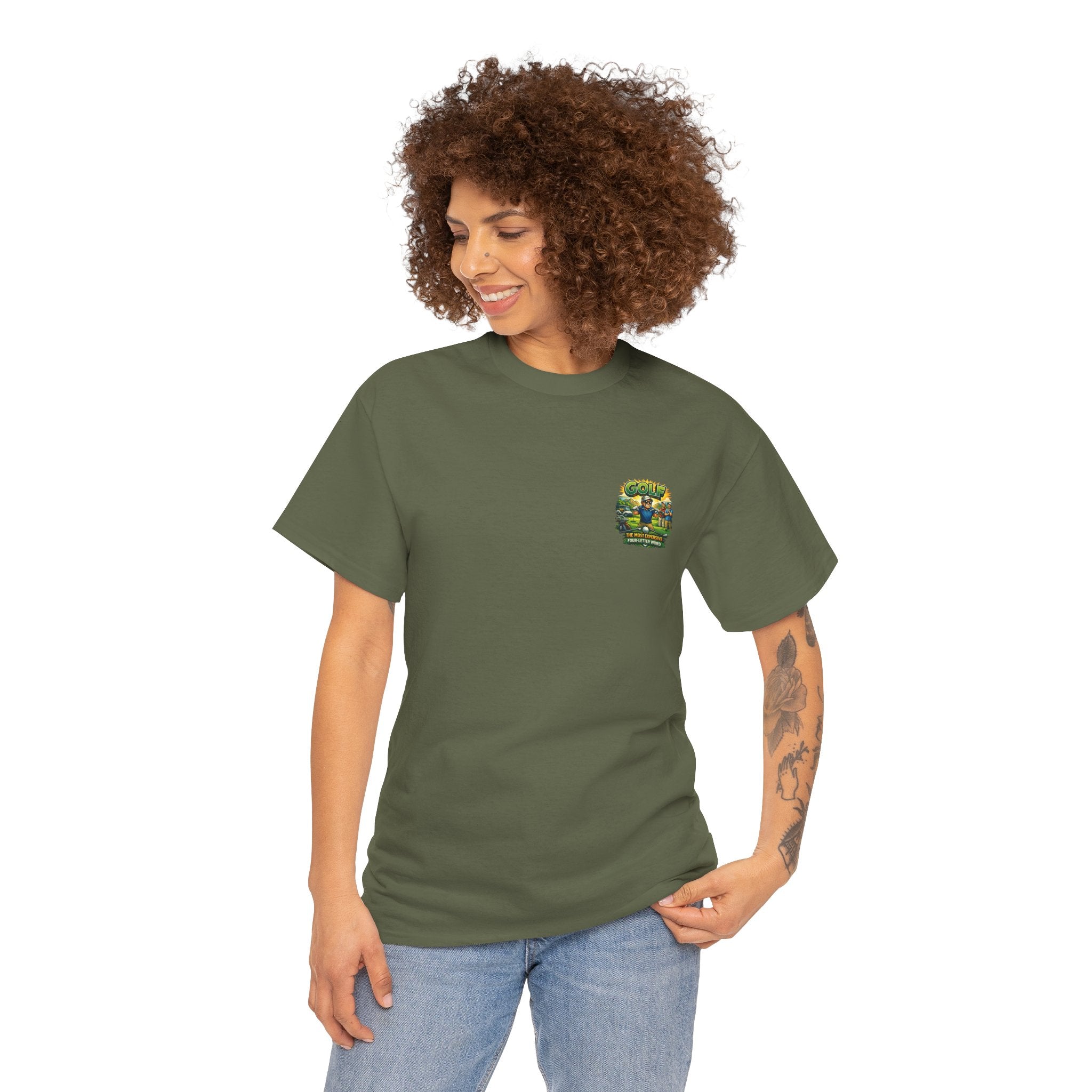 Golf 'The Most Expensive Four‑Letter Word' Comic T‑Shirt