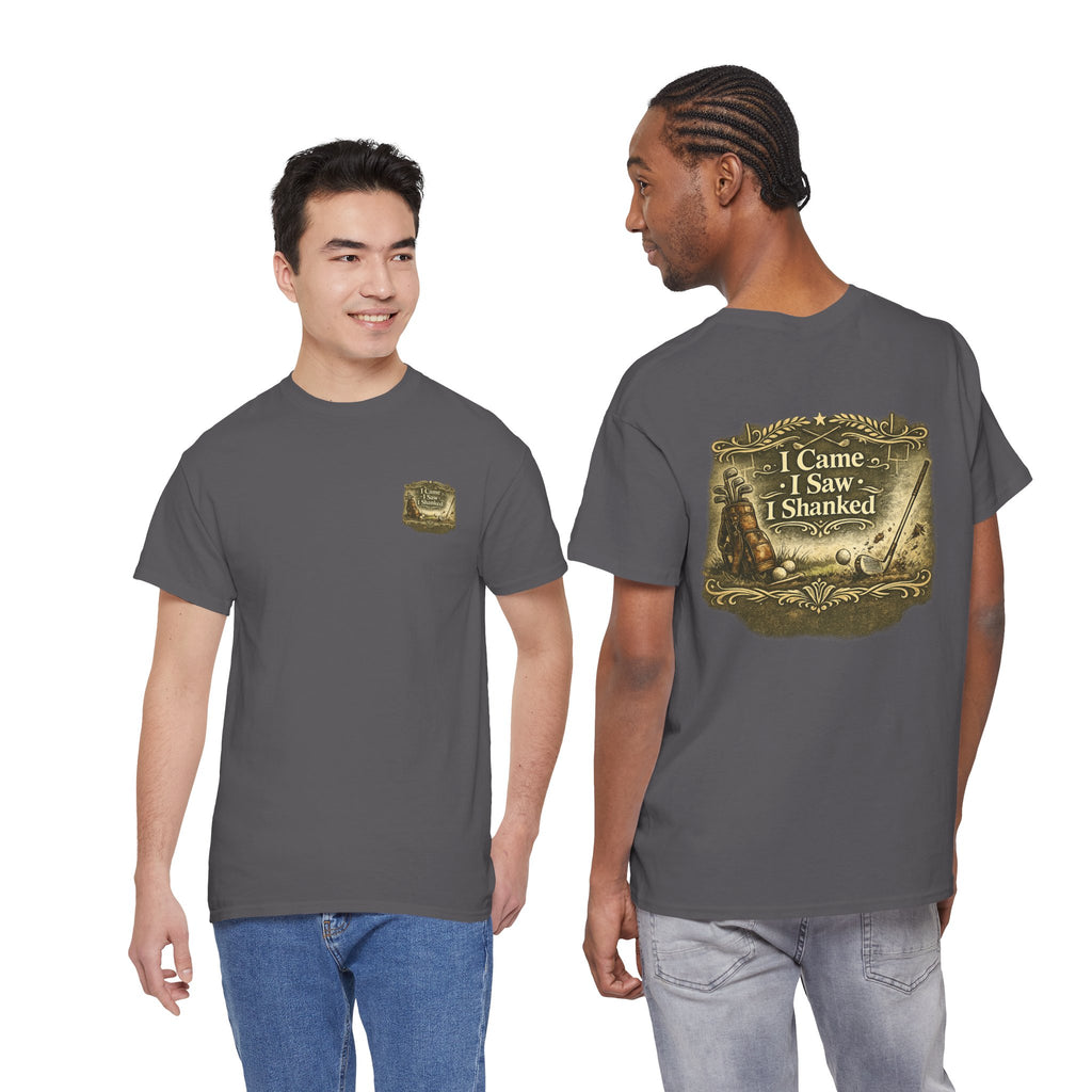 I Came I Saw I Shanked T‑Shirt — Funny Golf Vintage  Tee