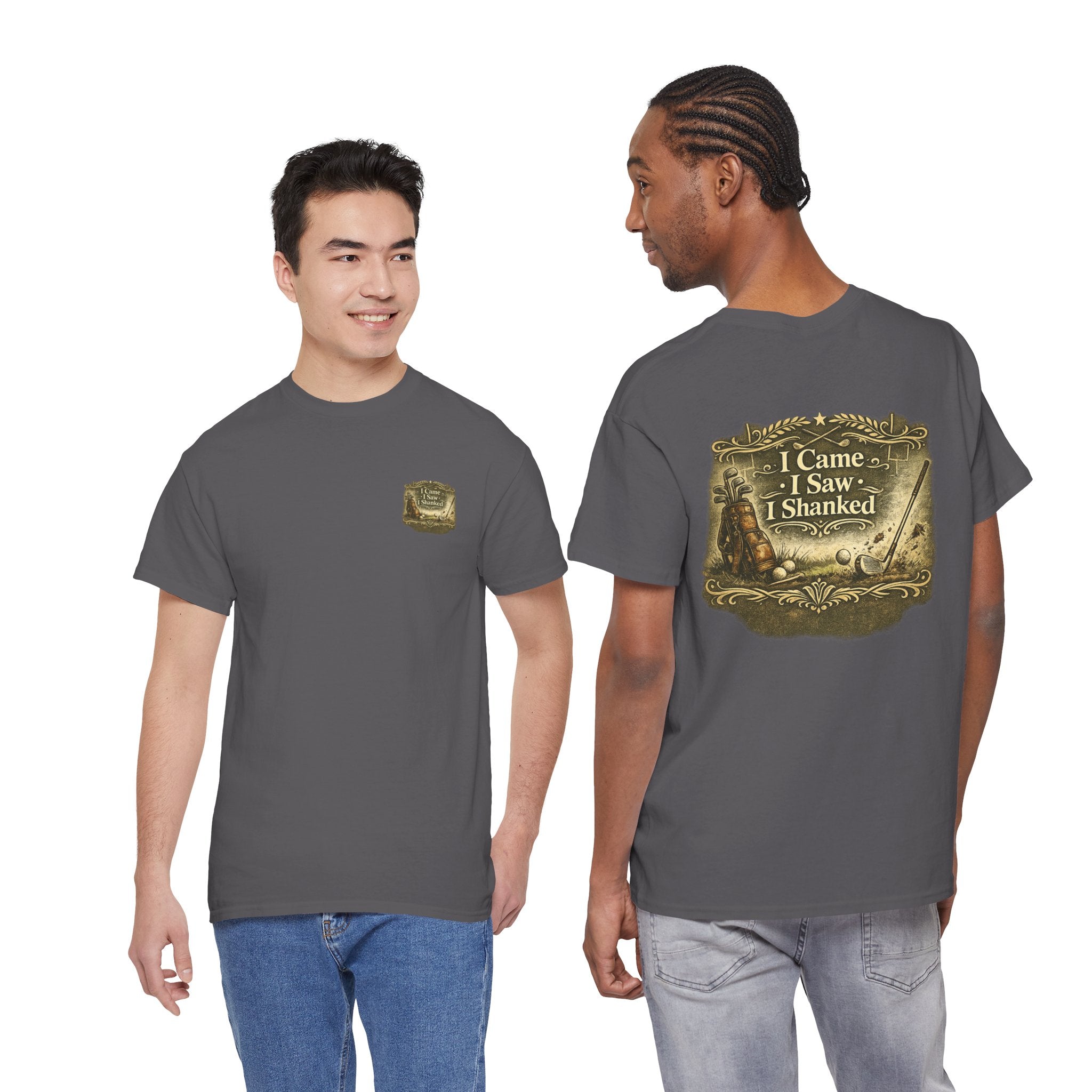 I Came I Saw I Shanked T‑Shirt — Funny Golf Vintage  Tee
