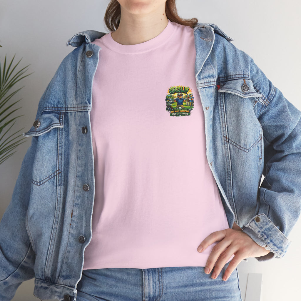 Golf 'The Most Expensive Four‑Letter Word' Comic T‑Shirt