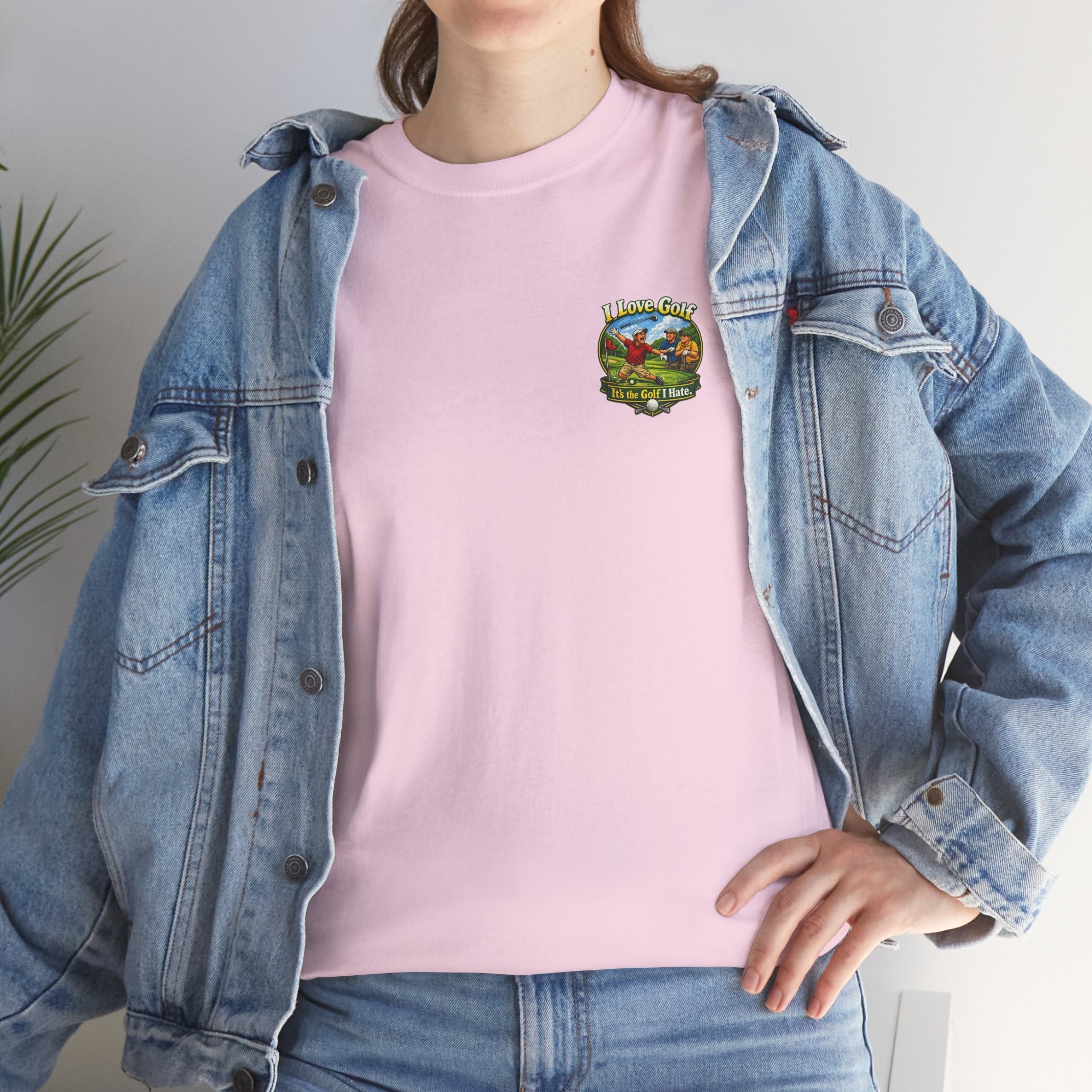 Golf Tee - "I Love Golf, It’s the Golf I Hate" Funny Golfing T-Shirt