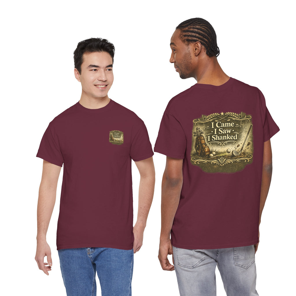 I Came I Saw I Shanked T‑Shirt — Funny Golf Vintage  Tee