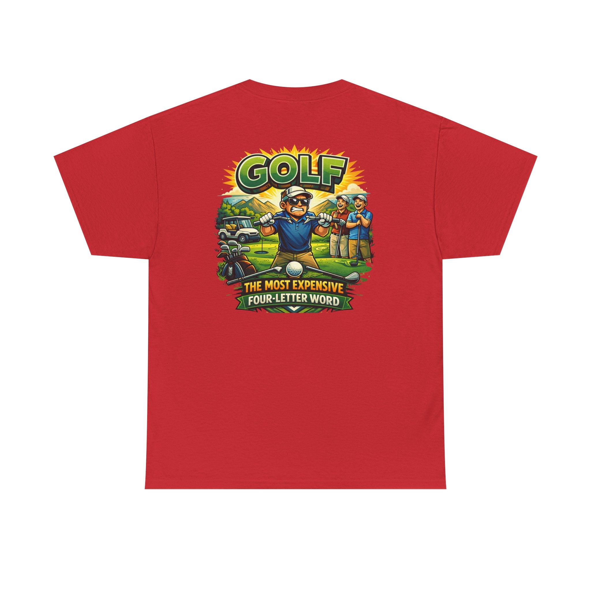 Golf 'The Most Expensive Four‑Letter Word' Comic T‑Shirt