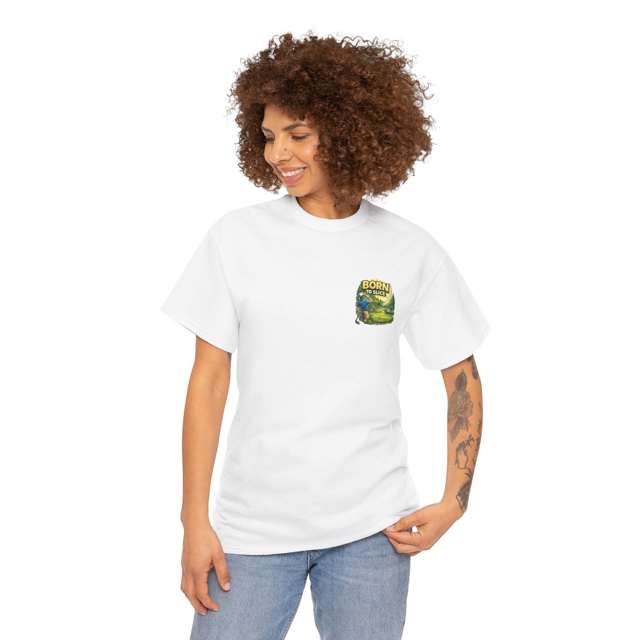 Born to Slice Golf T-Shirt — Funny Golfer Graphic Tee