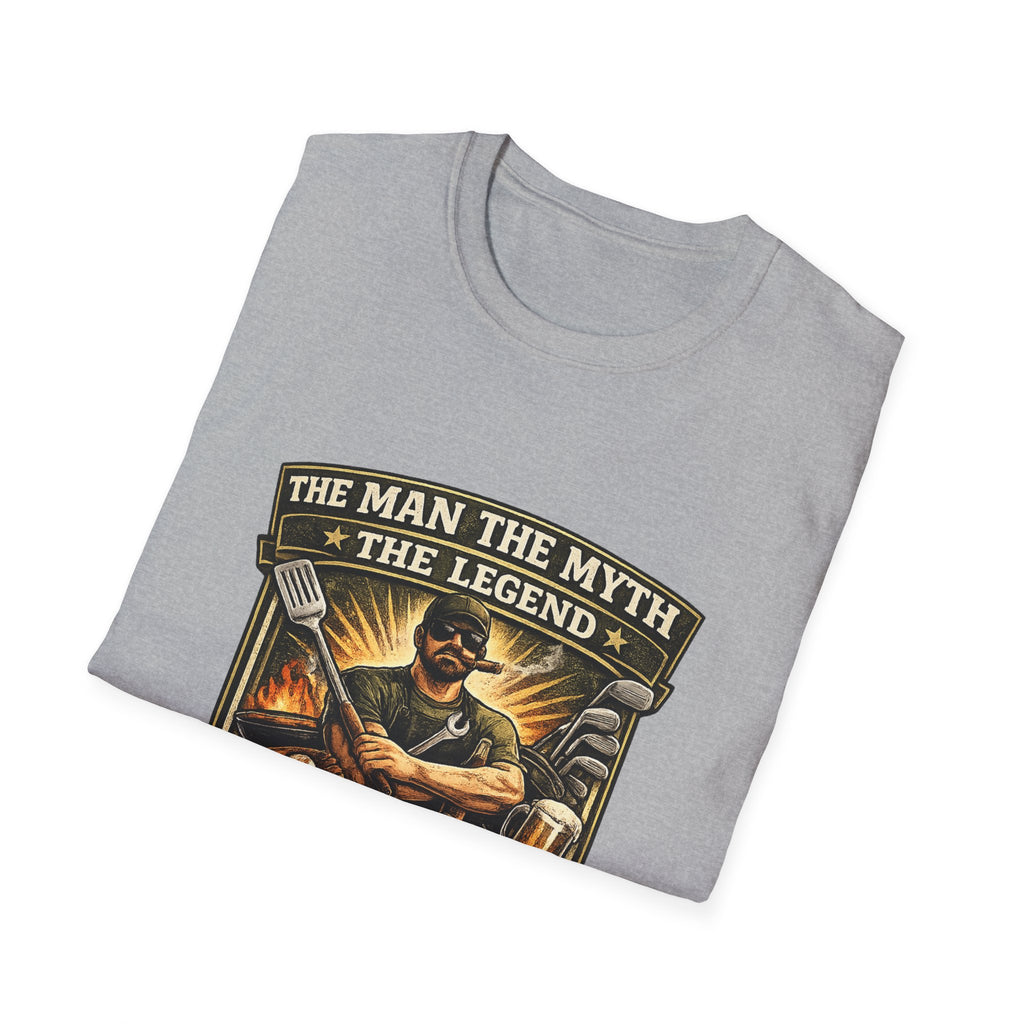 Dad T-Shirt – “The Man The Myth The Legend” Grillmaster Tee