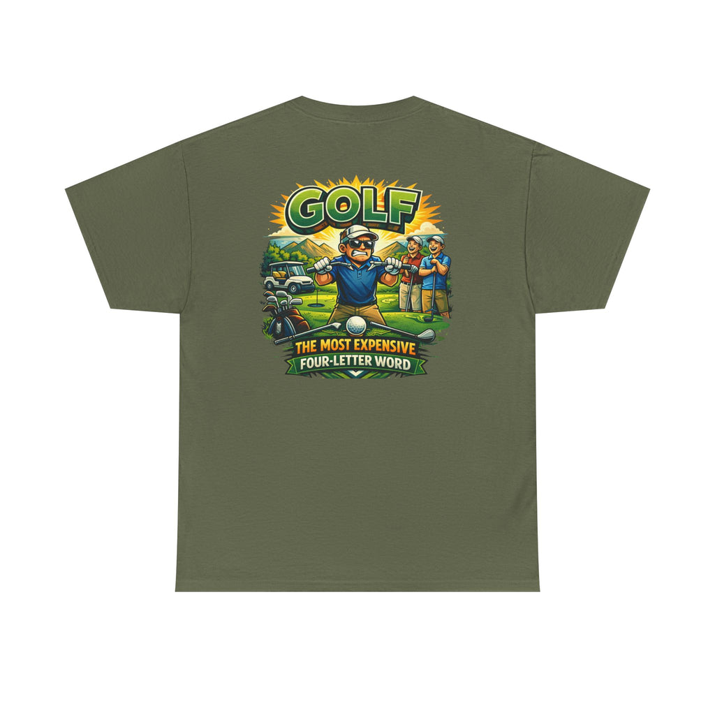 Golf 'The Most Expensive Four‑Letter Word' Comic T‑Shirt