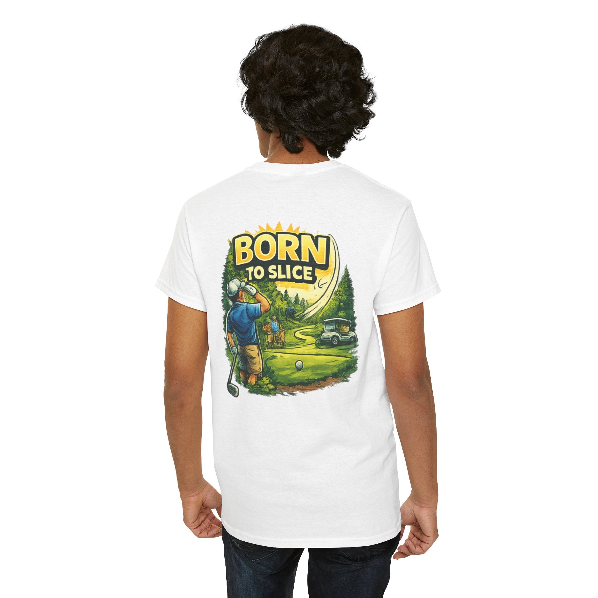 Born to Slice Golf T-Shirt — Funny Golfer Graphic Tee