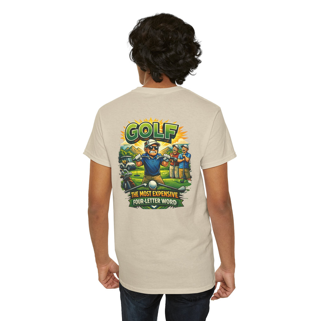 Golf 'The Most Expensive Four‑Letter Word' Comic T‑Shirt