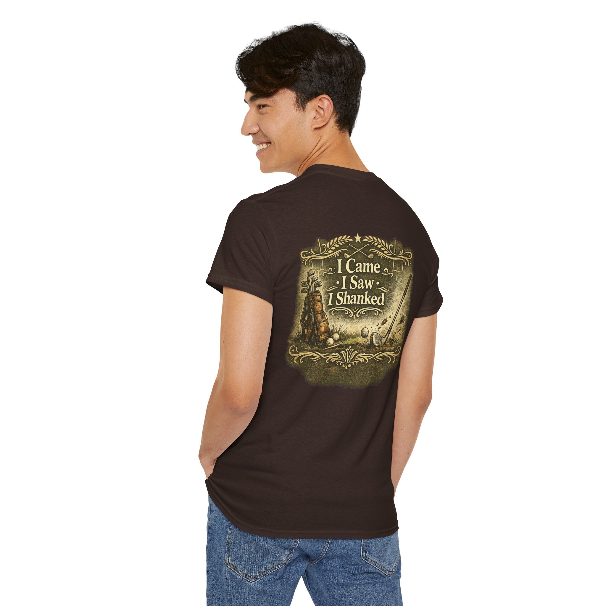 I Came I Saw I Shanked T‑Shirt — Funny Golf Vintage  Tee
