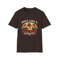 Dad Bod Athlete T‑Shirt — "Built Like a Dad Bod" Retro Fitness Tee