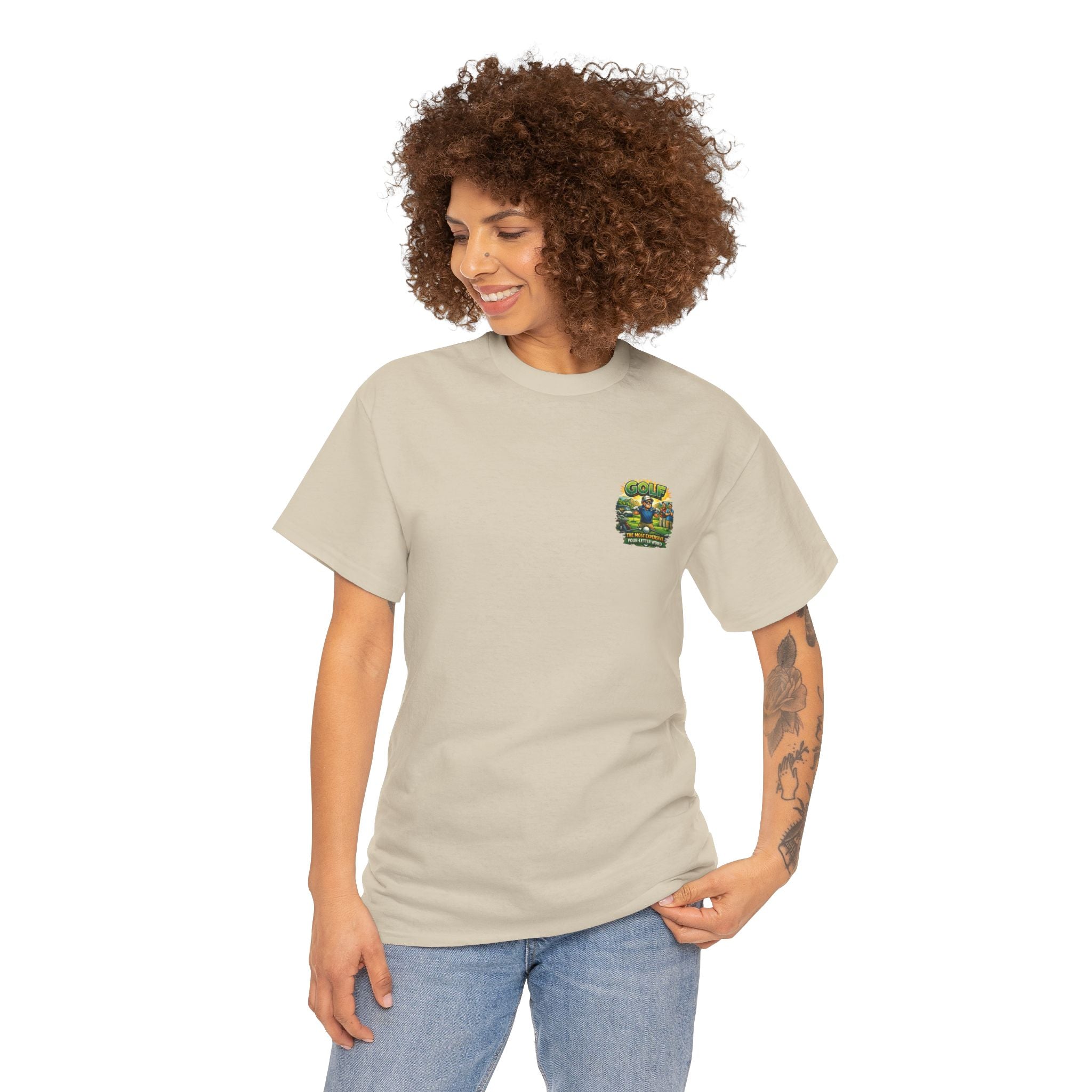 Golf 'The Most Expensive Four‑Letter Word' Comic T‑Shirt