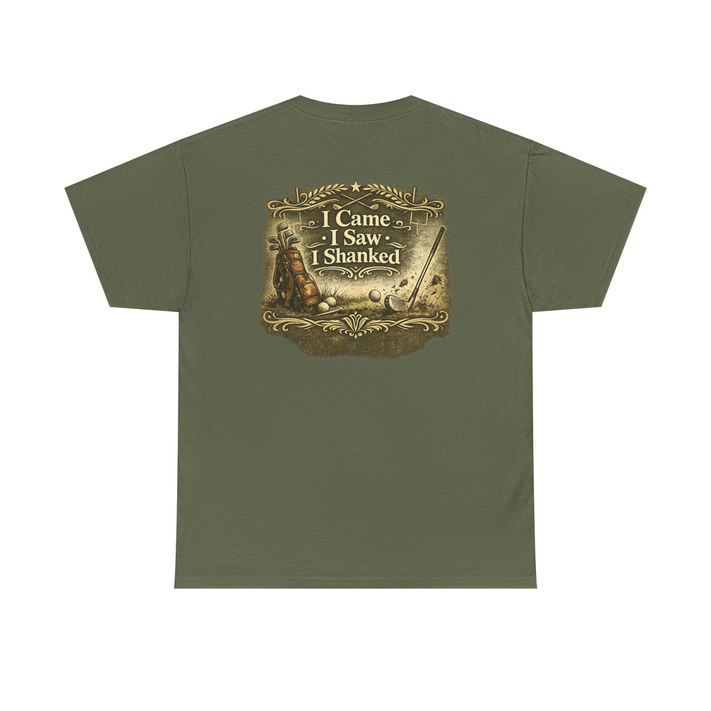 I Came I Saw I Shanked T‑Shirt — Funny Golf Vintage  Tee