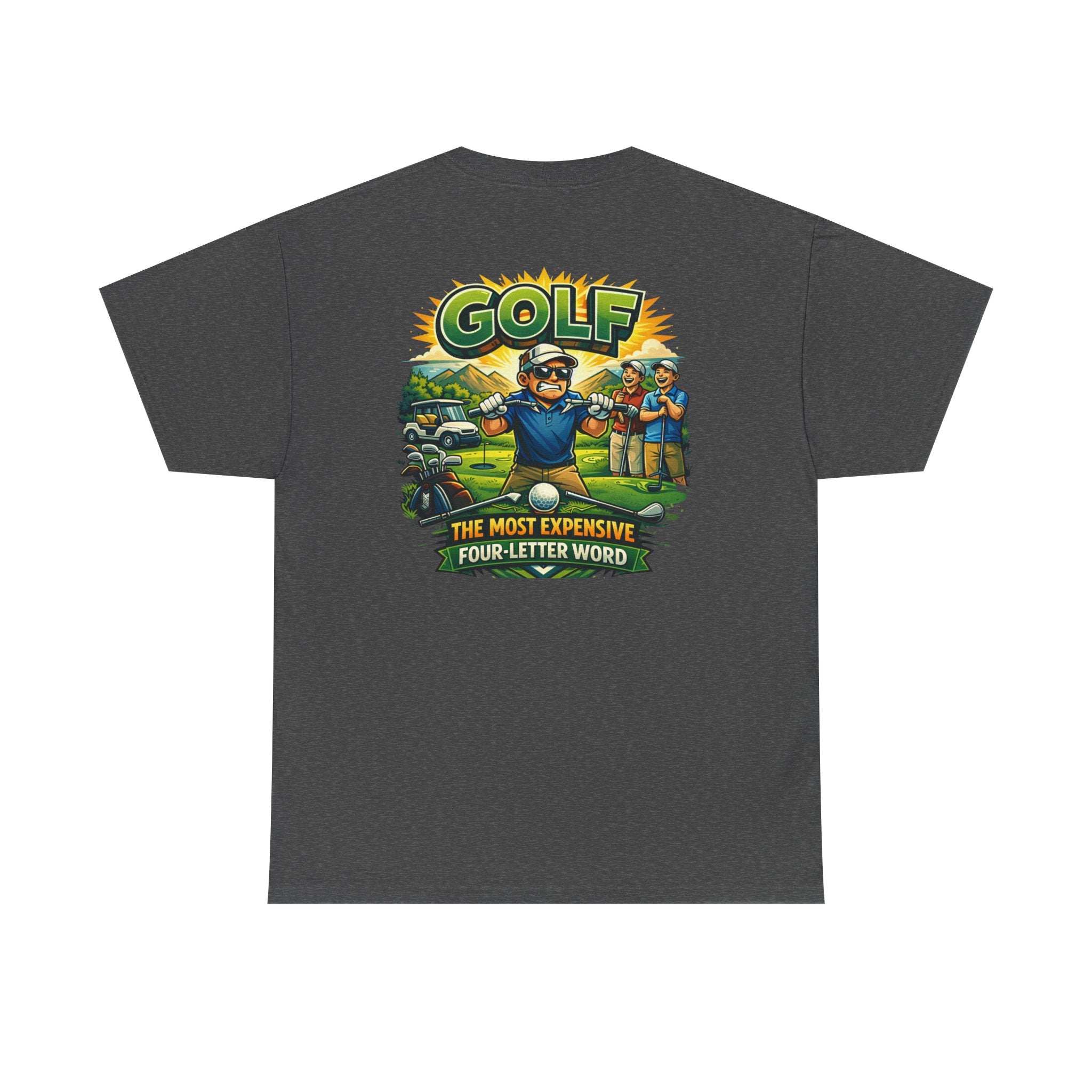Golf 'The Most Expensive Four‑Letter Word' Comic T‑Shirt