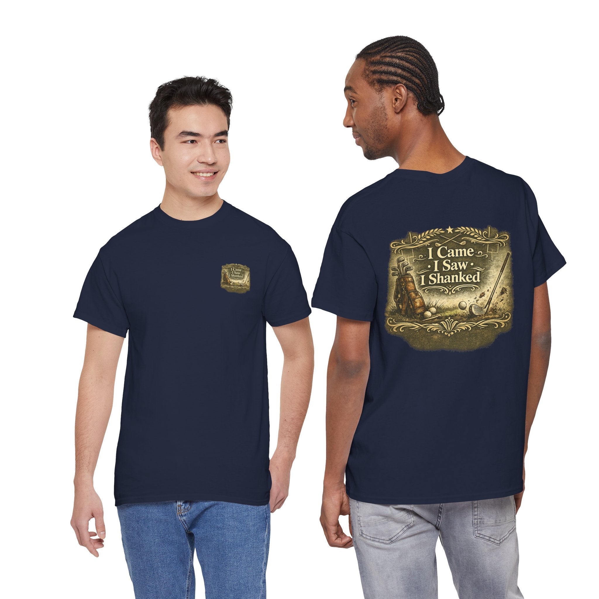 I Came I Saw I Shanked T‑Shirt — Funny Golf Vintage  Tee