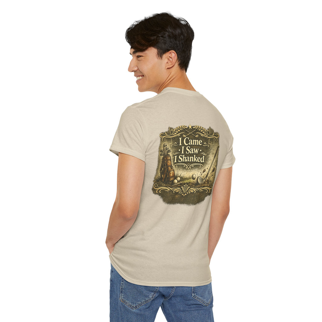 I Came I Saw I Shanked T‑Shirt — Funny Golf Vintage  Tee
